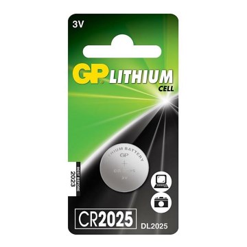 1 kom. litijumska dugmićasta baterija CR2025 GP 3V/170mAh
