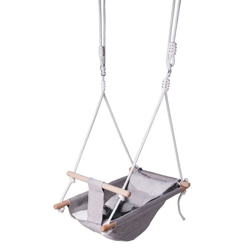 2Kids Toys - Dečija tekstilna ljuljaška za najmlađe siva