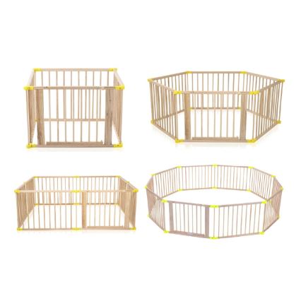 2Kids Toys - Dečja drvena ogradica XXL 210x210 cm bež