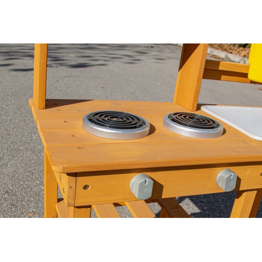 2Kids Toys - Drvena vrtna kuhinjica sa sudoperom