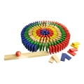 2Kids Toys - Drveno šareno domino, 400 kom