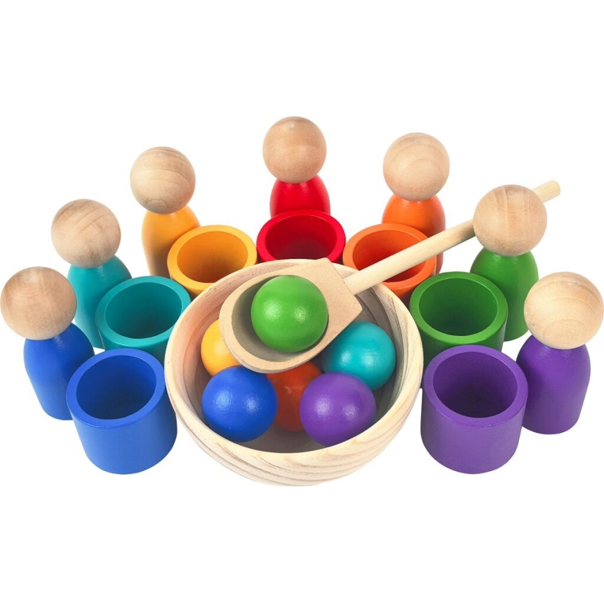 2Kids Toys - Duhovite lutke sa lopticama u 7 boja