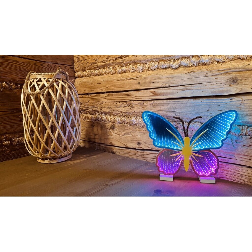 2Kids Toys - LED neonska dekoracija za sto LED/5W/USB leptir