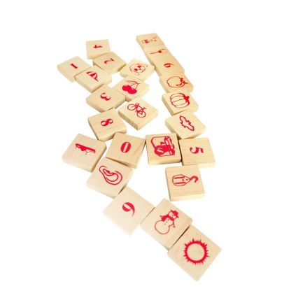 2Kids Toys - Prirodne drvene kocke, 220 kom