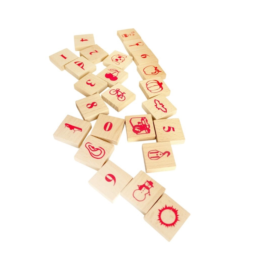 2Kids Toys - Prirodne drvene kocke, 220 kom