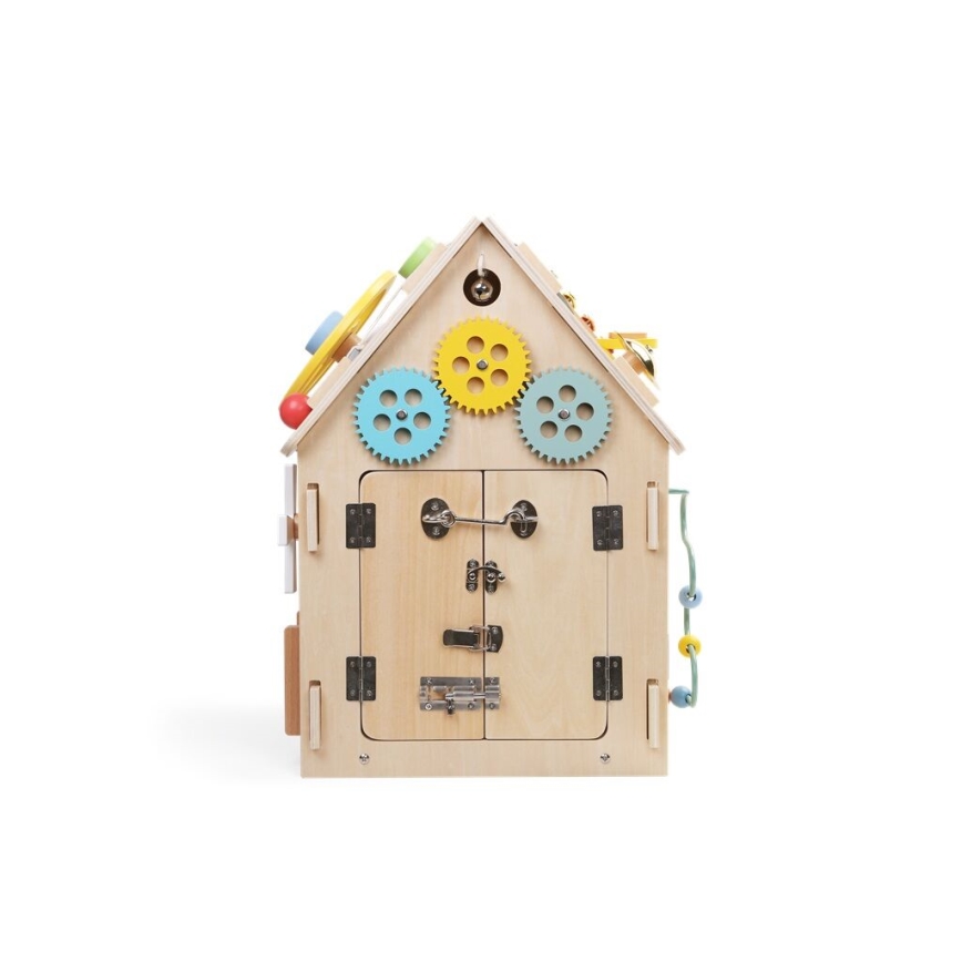 2Kids Toys - Tabla aktivnosti kućica, bež