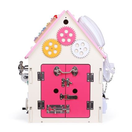 2Kids Toys - Tabla aktivnosti kućica, ružičasta