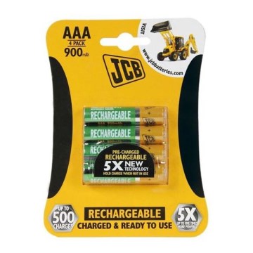 4 kom Punjive baterije AAA NiMH/900mAh/1,2V