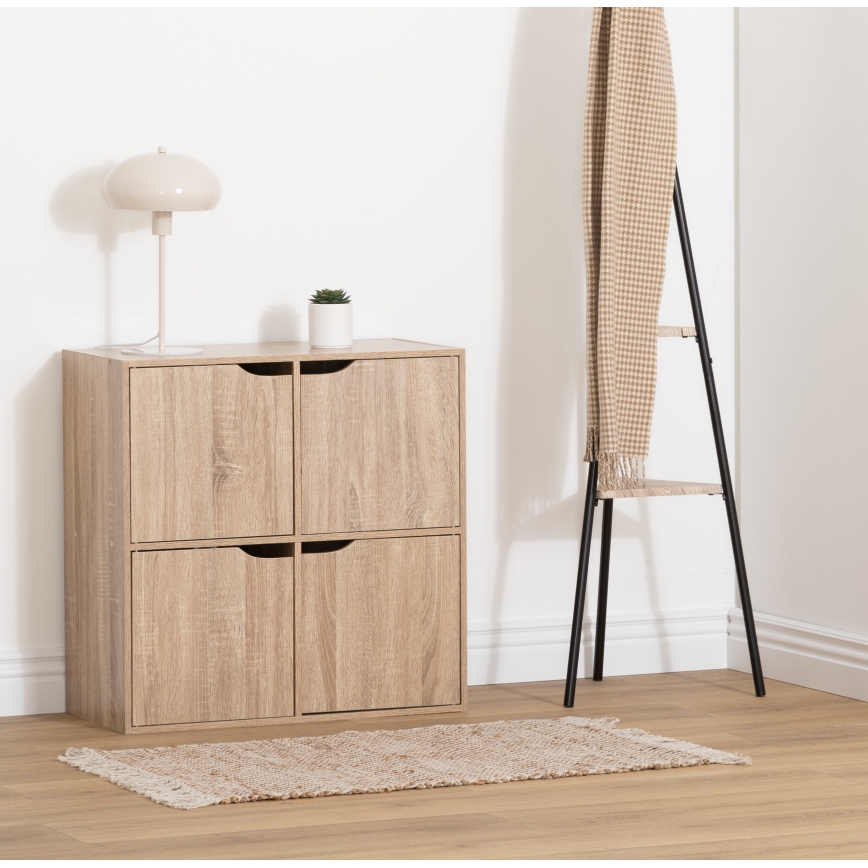 5five - Komoda TIDY 68x68x32 cm braon