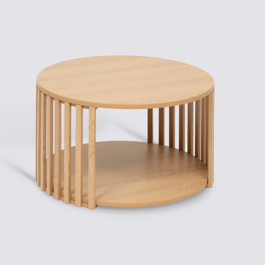 5five - Konferencijski sto VINKY, prečnik 60 cm, braon