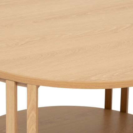 5five - Konferencijski sto VINKY, prečnik 60 cm, braon