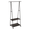 5five - Stalak za kapute FESY 156x83 cm crna