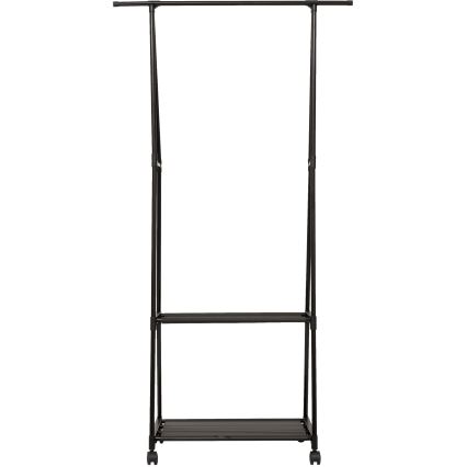 5five - Stalak za kapute FESY 156x83 cm crna