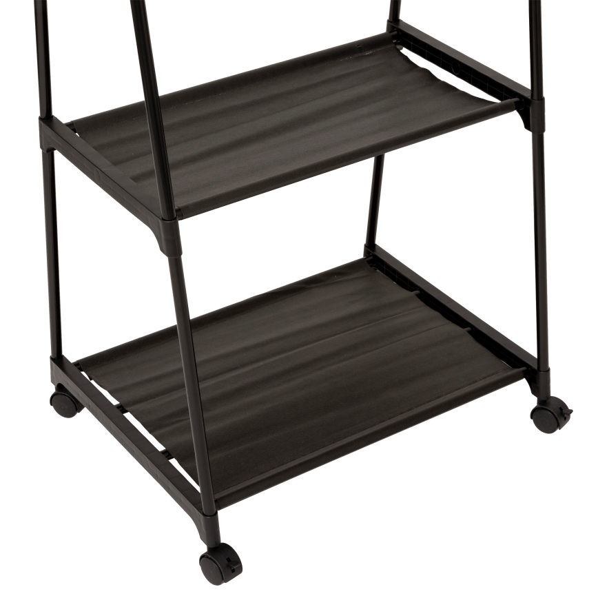 5five - Stalak za kapute FESY 156x83 cm crna