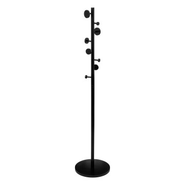 5five - Stalak za kapute PERY 176x37 cm crni