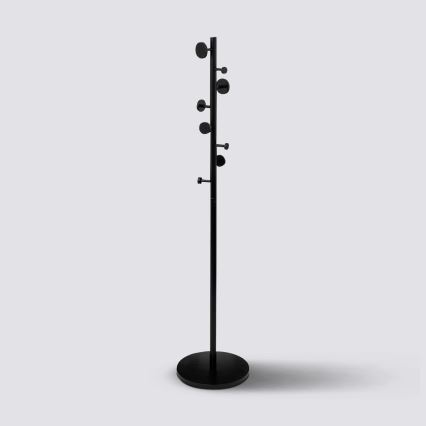 5five - Stalak za kapute PERY 176x37 cm crni