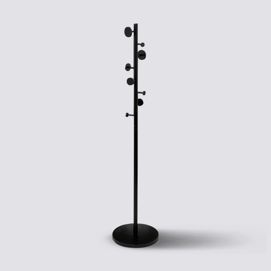 5five - Stalak za kapute PERY 176x37 cm crni