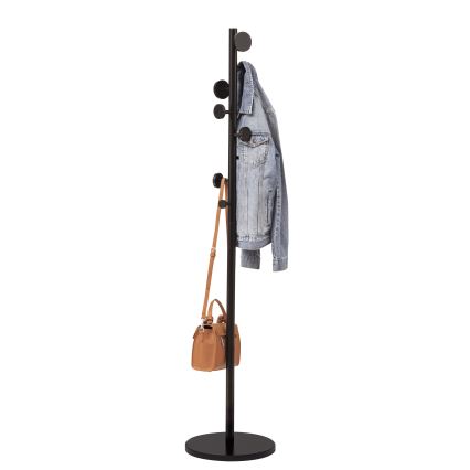 5five - Stalak za kapute PERY 176x37 cm crni