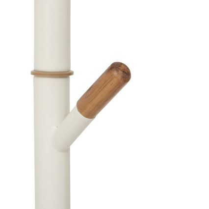 5five - Stalak za kapute TALO 175,5x40 cm bela/braon