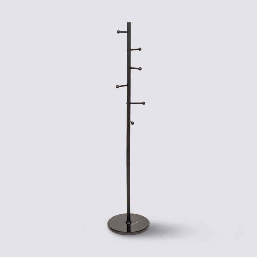 5five - Stalak za kapute TIGE 173x37 cm crni
