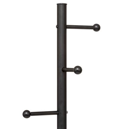 5five - Stalak za kapute TIGE 173x37 cm crni