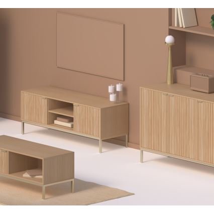 5five - TV stočić KUBI 120x40 cm braon