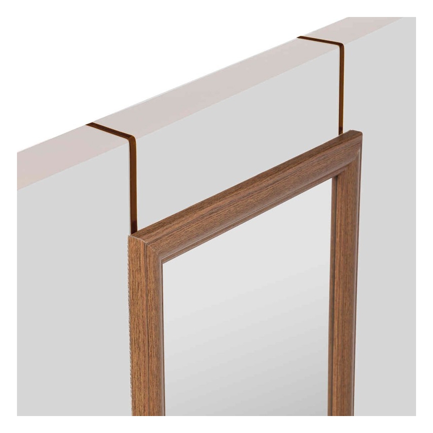 5five - Viseće ogledalo za vrata MATCHING 125x35 cm braon