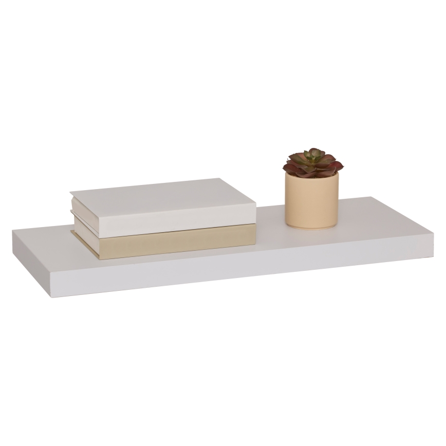 5five - Zidna polica HYLE 60x24 cm bela