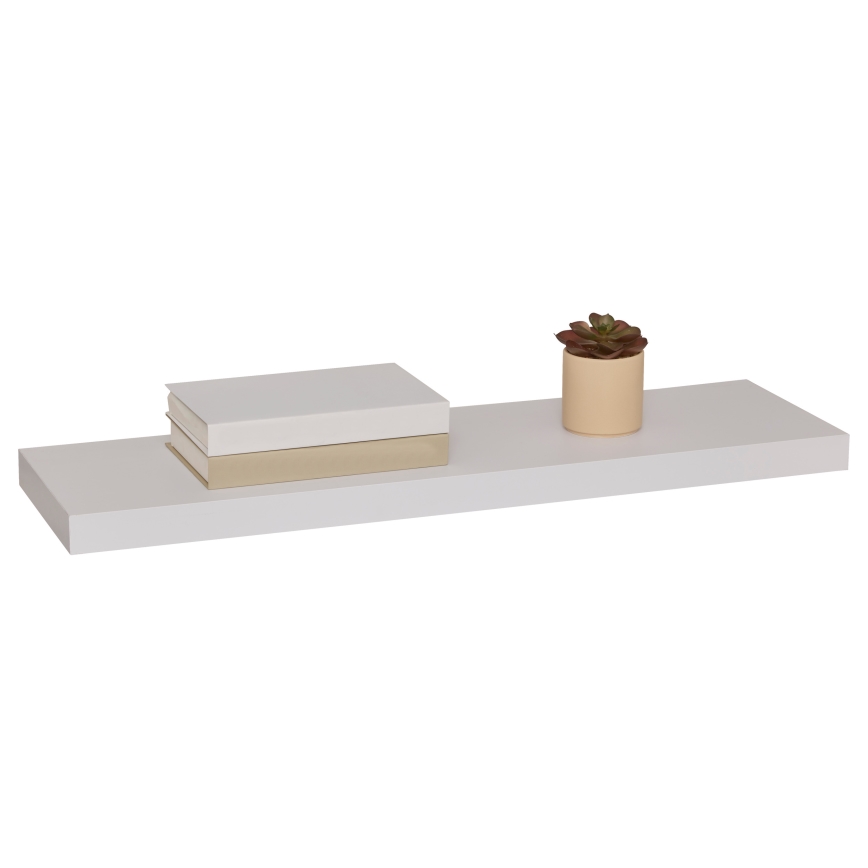 5five - Zidna polica HYLE 80x24 cm bela