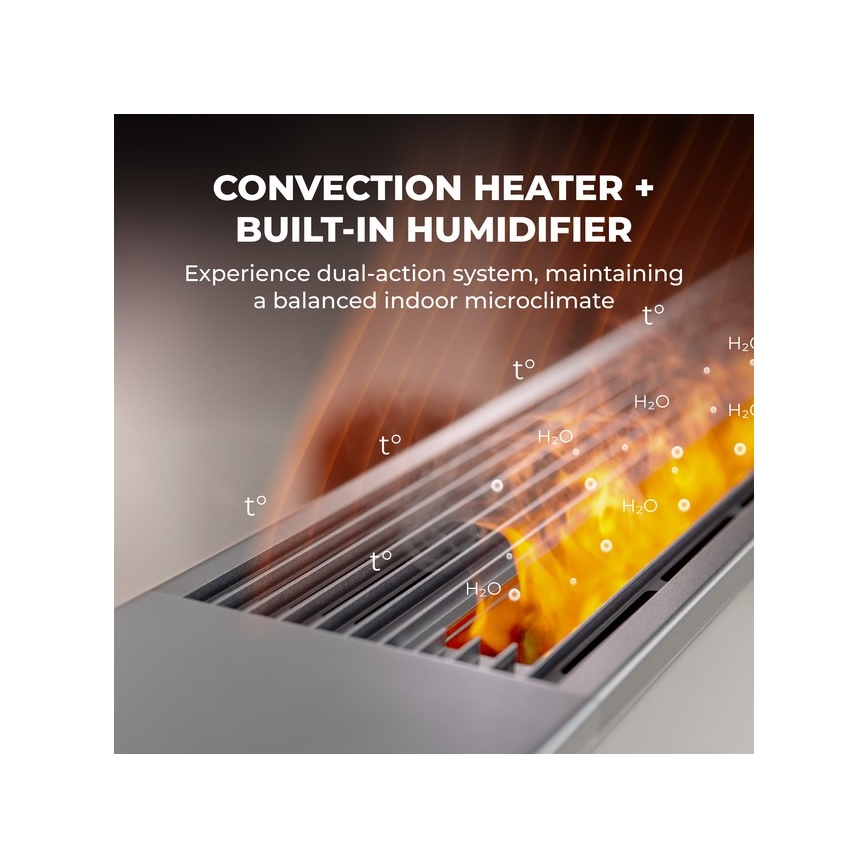 AENO - Pametan električni direktni grejač/konvektor 1000/2000W bela