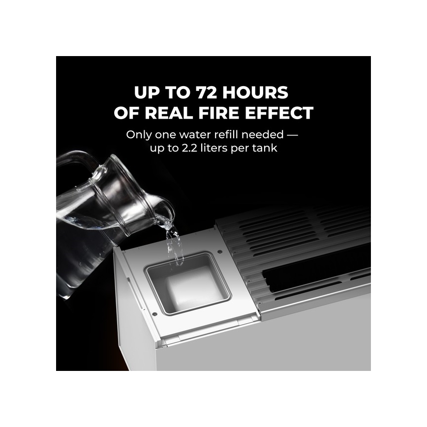 AENO - Pametan električni direktni grejač/konvektor 1000/2000W bela