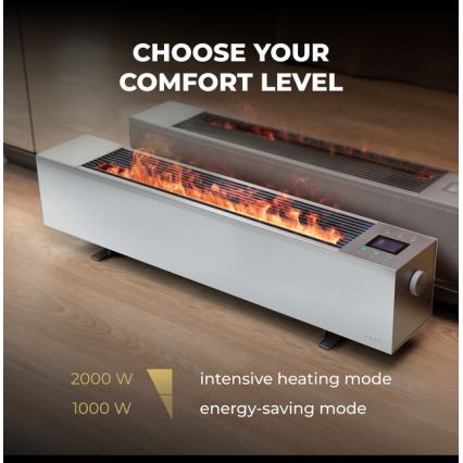 AENO - Pametan električni direktni grejač/konvektor 1000/2000W bela