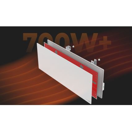 AENO - Pametan električni infracrveni panel 700W sa tajmerom/termostatom IP44 Wi-Fi, beli