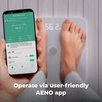 AENO - Pametna lična vaga 3xAAA