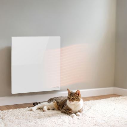 AENO - Pametni električni infracrveni panel 500W tajmer/termostat Wi-Fi bela