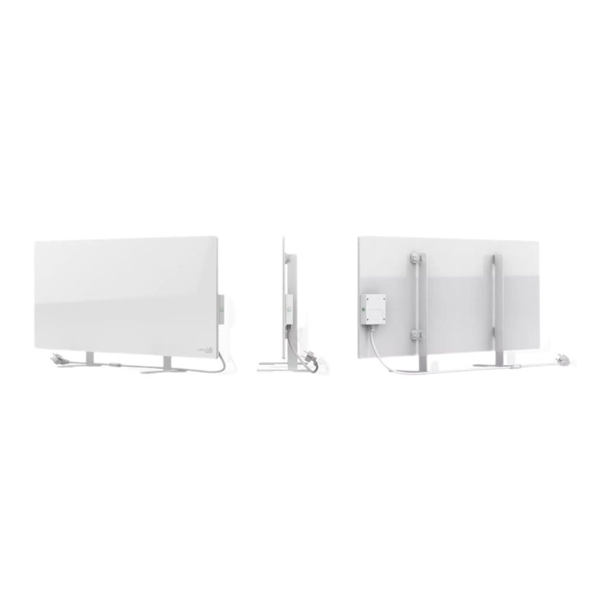 AENO - Pametni električni infrapanel sa LED displejem 700W tajmer/termostat IP44 Wi-fi bela