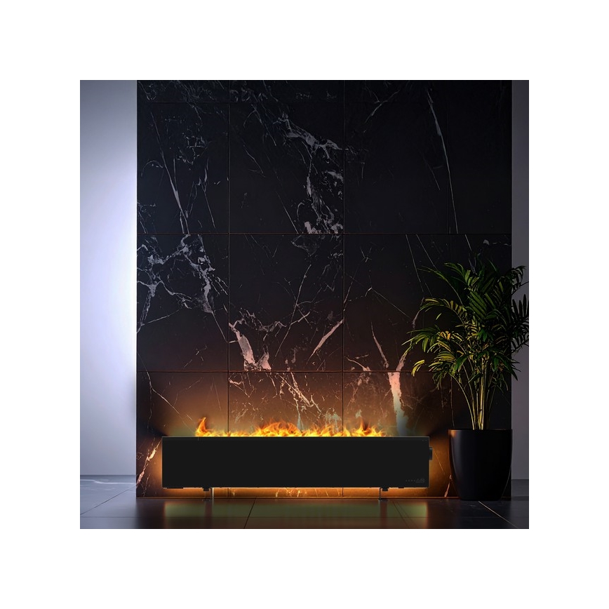 AENO - Pametni električni konvektor/grejač 1000/2000W crni