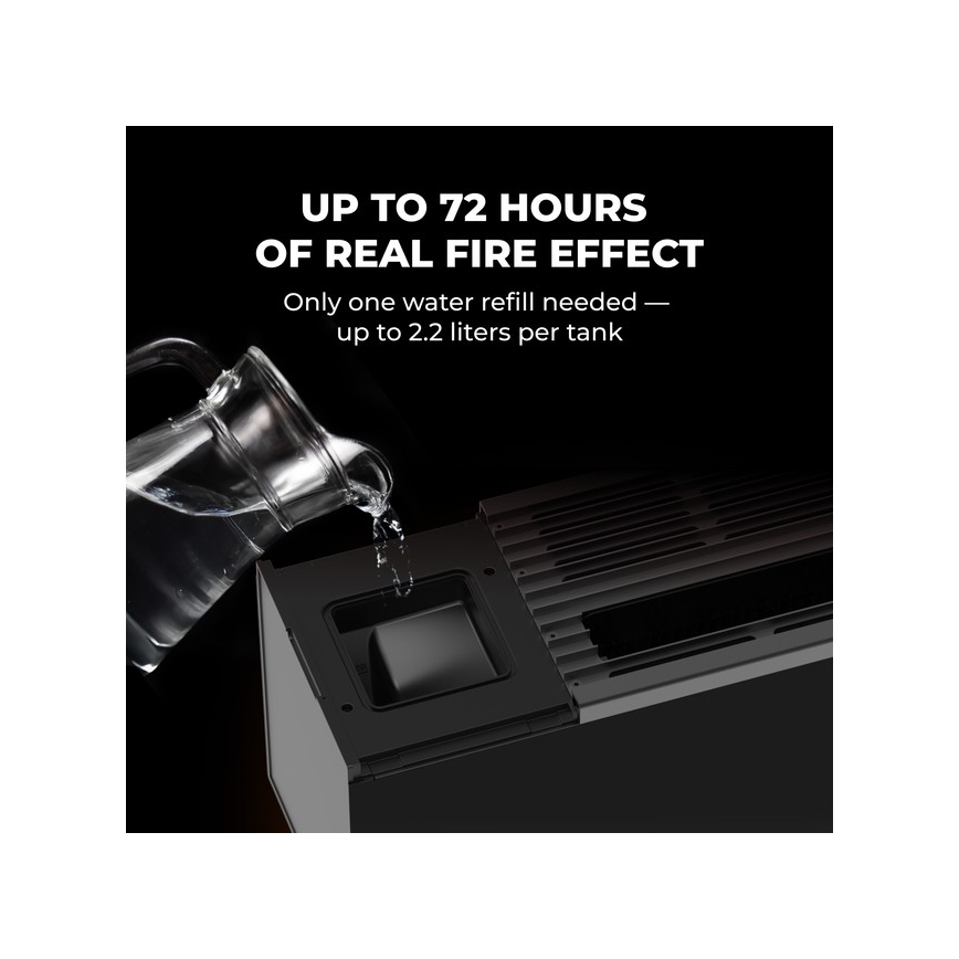 AENO - Pametni električni konvektor/grejač 1000/2000W crni