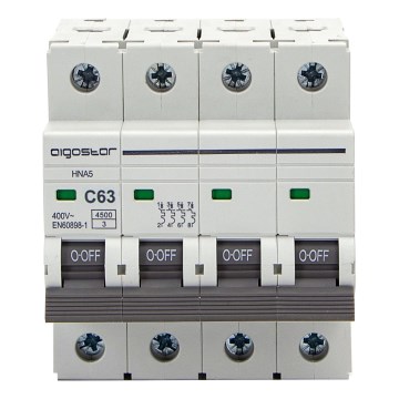 Aigostar - Automatski prekidač 4-polni 4P-63A-C 400V