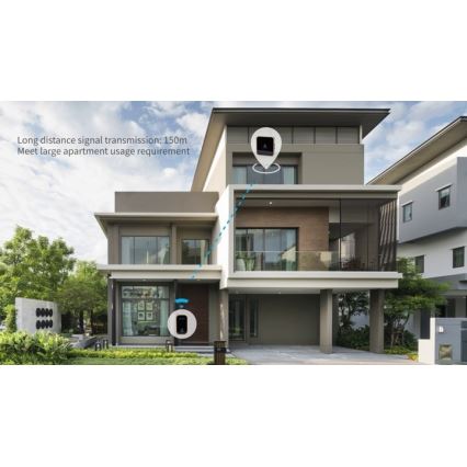 Aigostar - Bežični zvonac za utičnicu 230V, bela