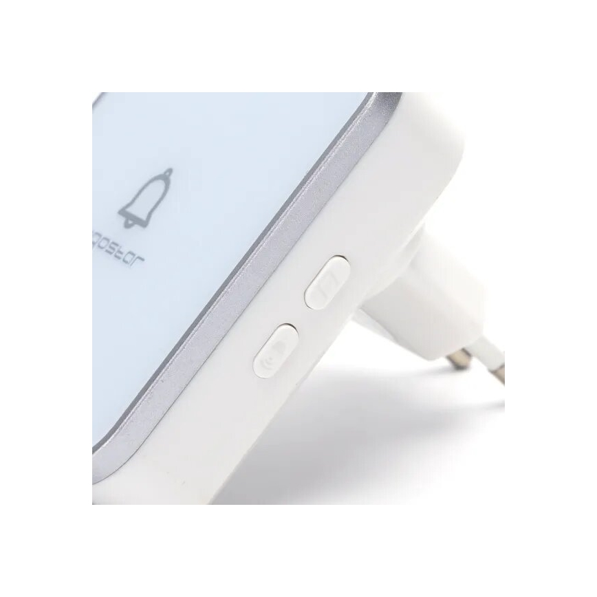 Aigostar - Bežični zvonac za utičnicu 230V, bela