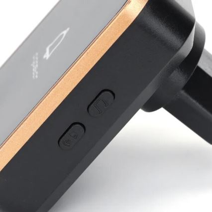 Aigostar - Bežični zvonac za utičnicu 230V crni