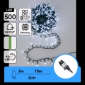 Aigostar - Božićna LED girlanda za spolja 500xLED/8 funkcija 13 m IP44 hladno bela