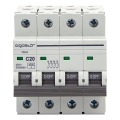 Aigostar - Četvoropolni automatski osigurač 4P-20A-C 400V