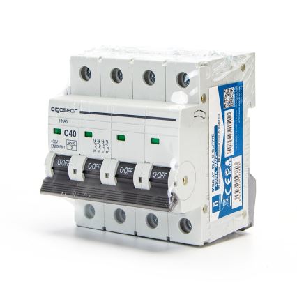 Aigostar - Četvoropolni automatski prekidač 4P-40A-C 400V