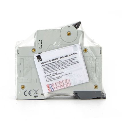 Aigostar - Dvopolni automatski osigurač 2-fazni 2P-50A-C 230-400V