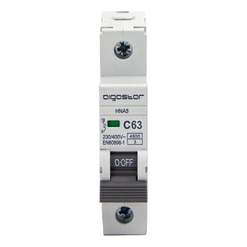 Aigostar - Jednofazni automatski prekidač 1P-63A-C 230-400V