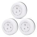 Aigostar - KOMPLET 3x LED RGB prenosne noćne svetiljke LED/3xAAA + daljinski upravljač
