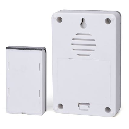 Aigostar - komplet 2x bežična zvona 3xAA/12V IP44 bela