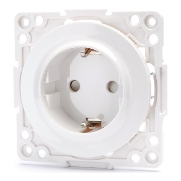 Aigostar - Kućna SCHUKO utičnica bez okvira 250V/16A, bela